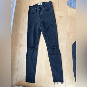Frame Le High Dark Gray Jeans